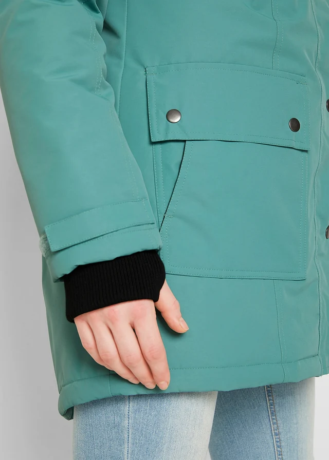 Outdoor jas met capuchon, waterdicht • rooksalie • product-page.page-title-suffix