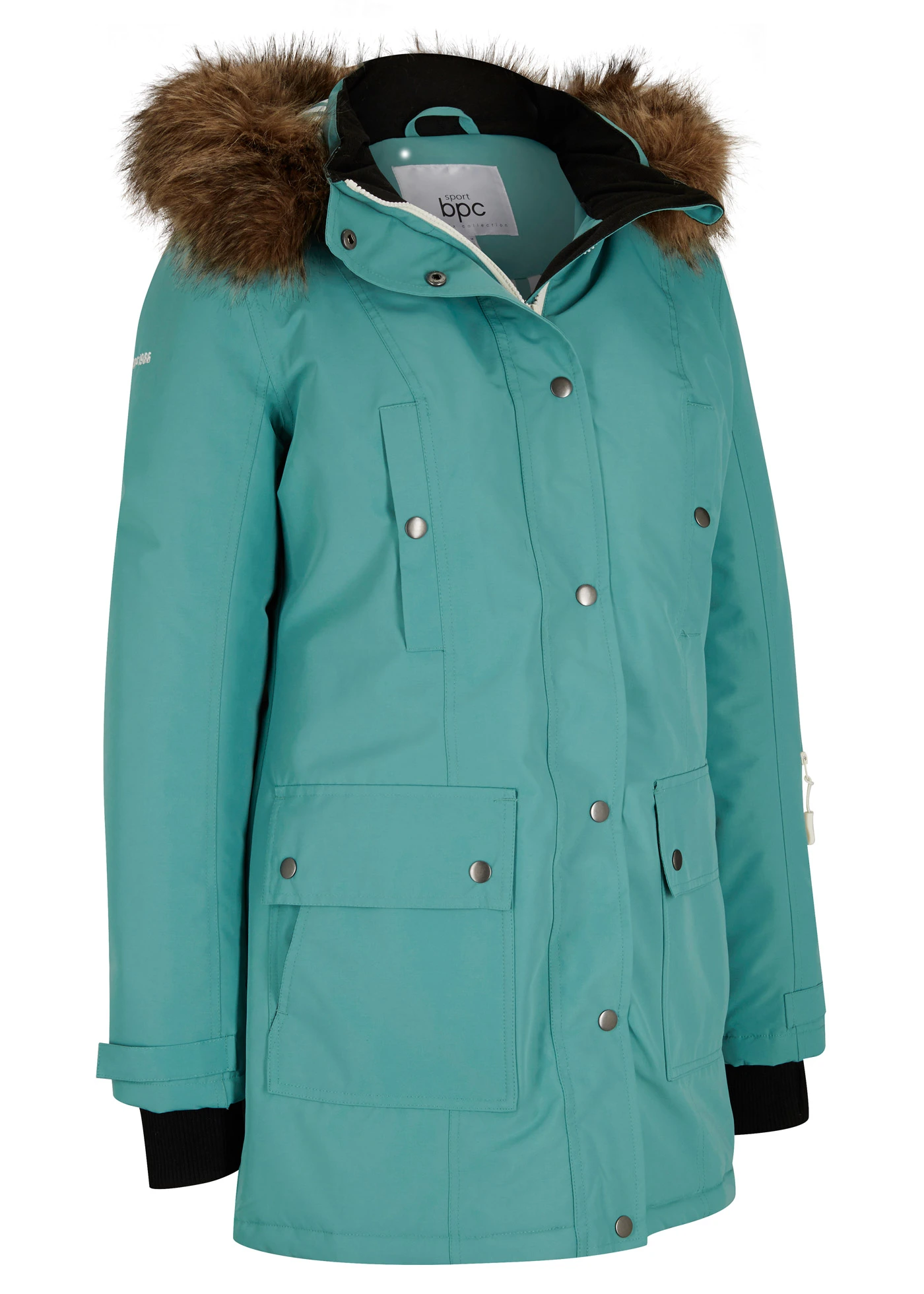 Parka outdoor imperméable avec capuche • sauge fumé • Boutique bonprix