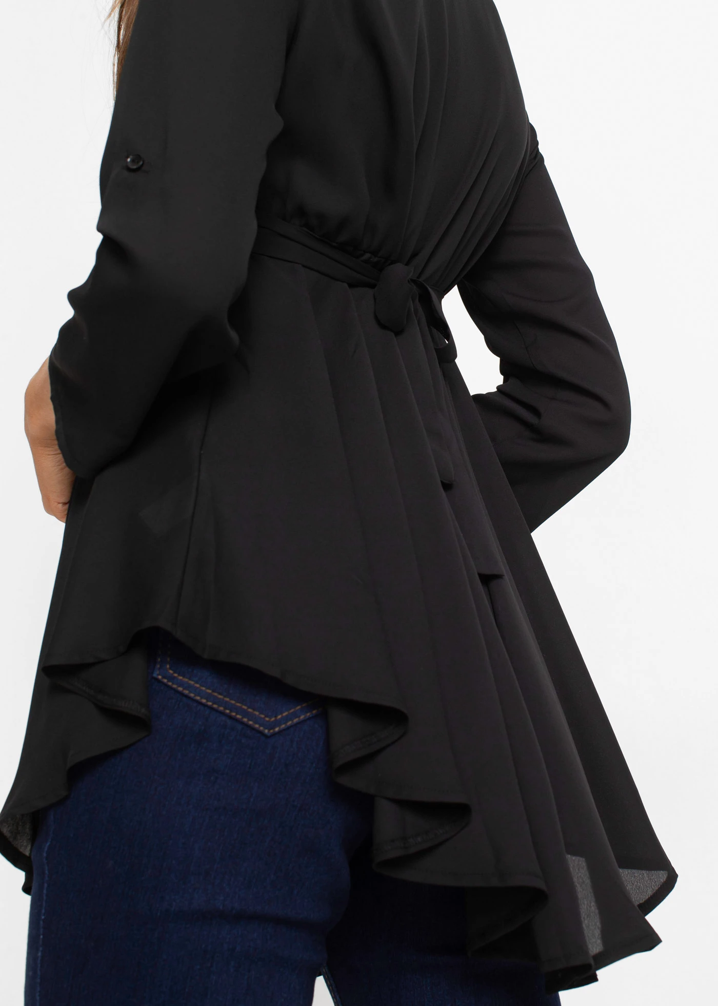 Hosszú blúz • fekete • bonprix áruház