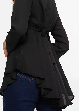 Hosszú blúz • fekete • bonprix áruház