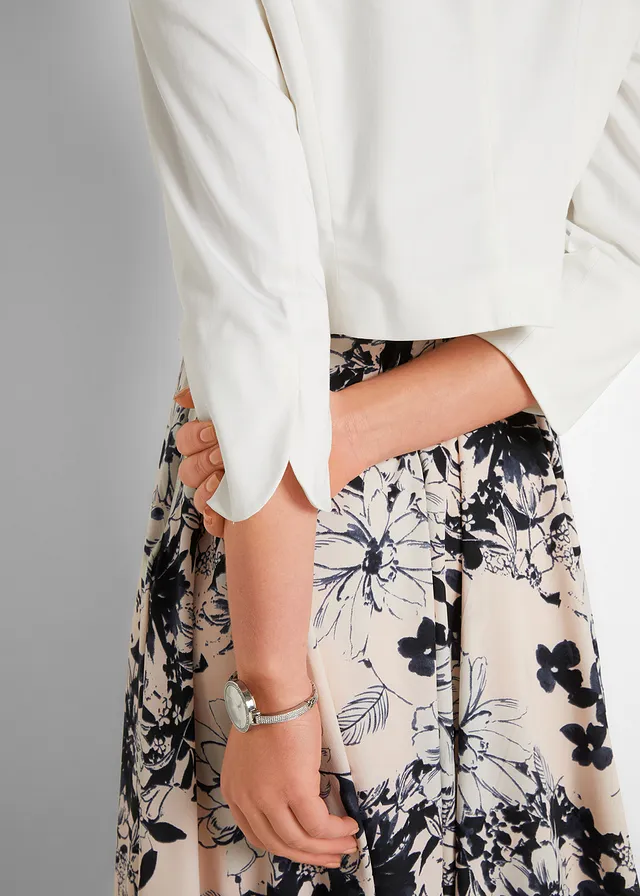 Bolero van fijn katoen • wit • bonprix online shop