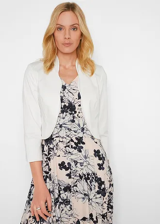 Boléro en coton fin • blanc • Boutique bonprix