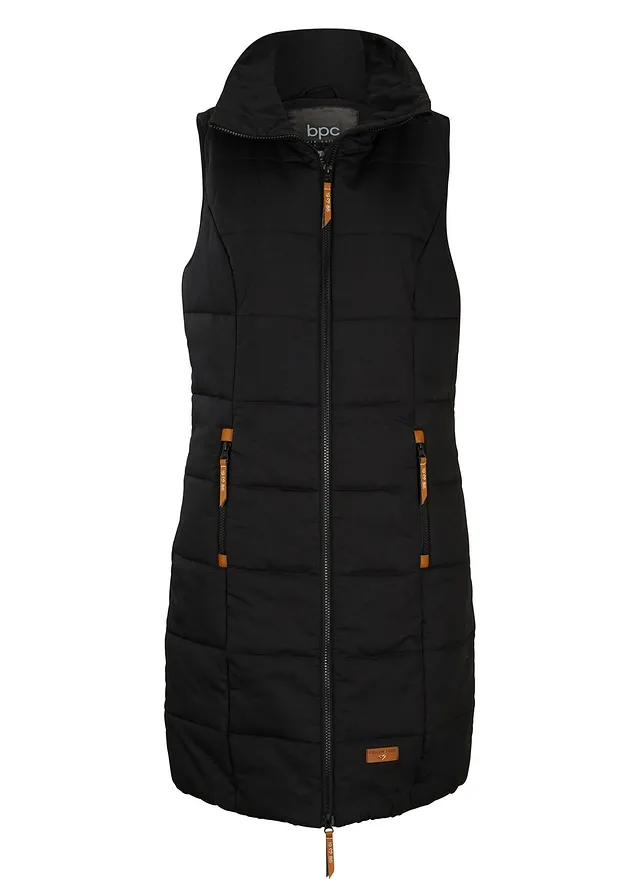 Dlhá vesta so stojačikom