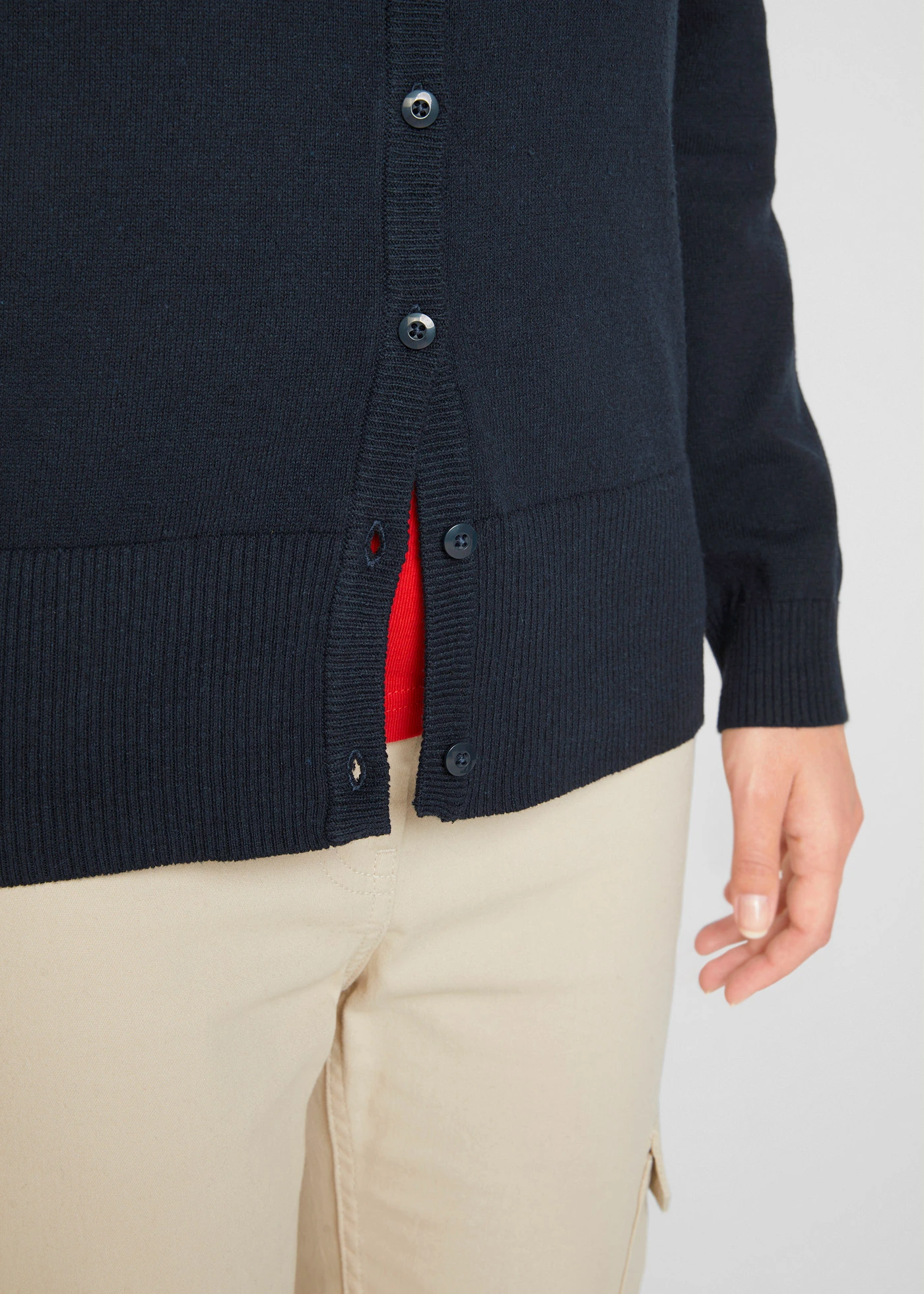 Vest met gerecycled materiaal • donkerblauw • bonprix online shop