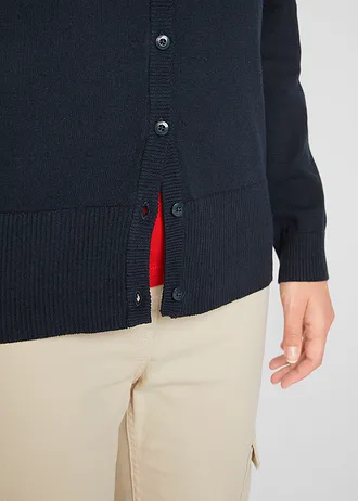 Vest met gerecycled materiaal • donkerblauw • bonprix online shop