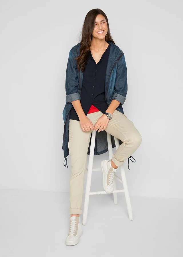 Vest met gerecycled materiaal, Kleur: donkerblauw