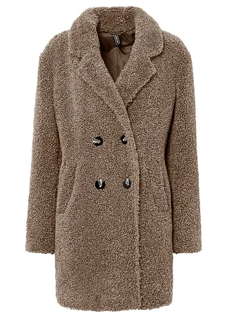 Krátký kabát, barva: hnědošedá