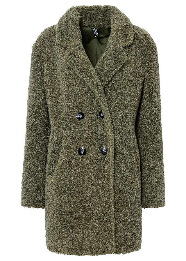 Manteau court, Couleur: olive