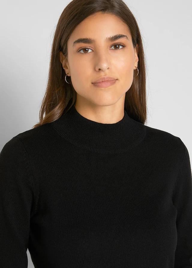 Pull en fine maille • noir • product-page.page-title-suffix