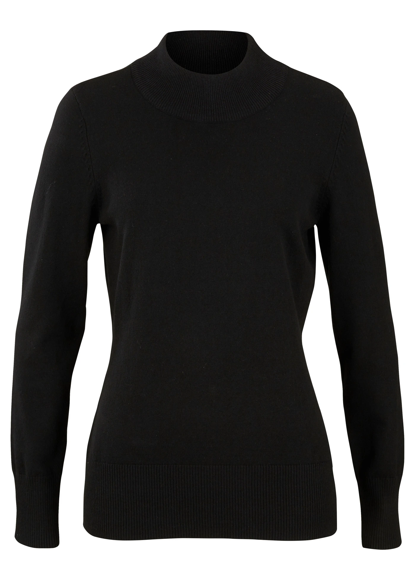 Fijngebreide trui • zwart • bonprix online shop