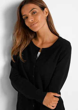 Vest met gerecycled materiaal • zwart • bonprix online shop