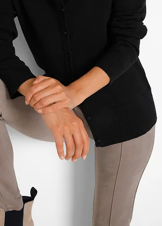 Vest met gerecycled materiaal • zwart • bonprix online shop