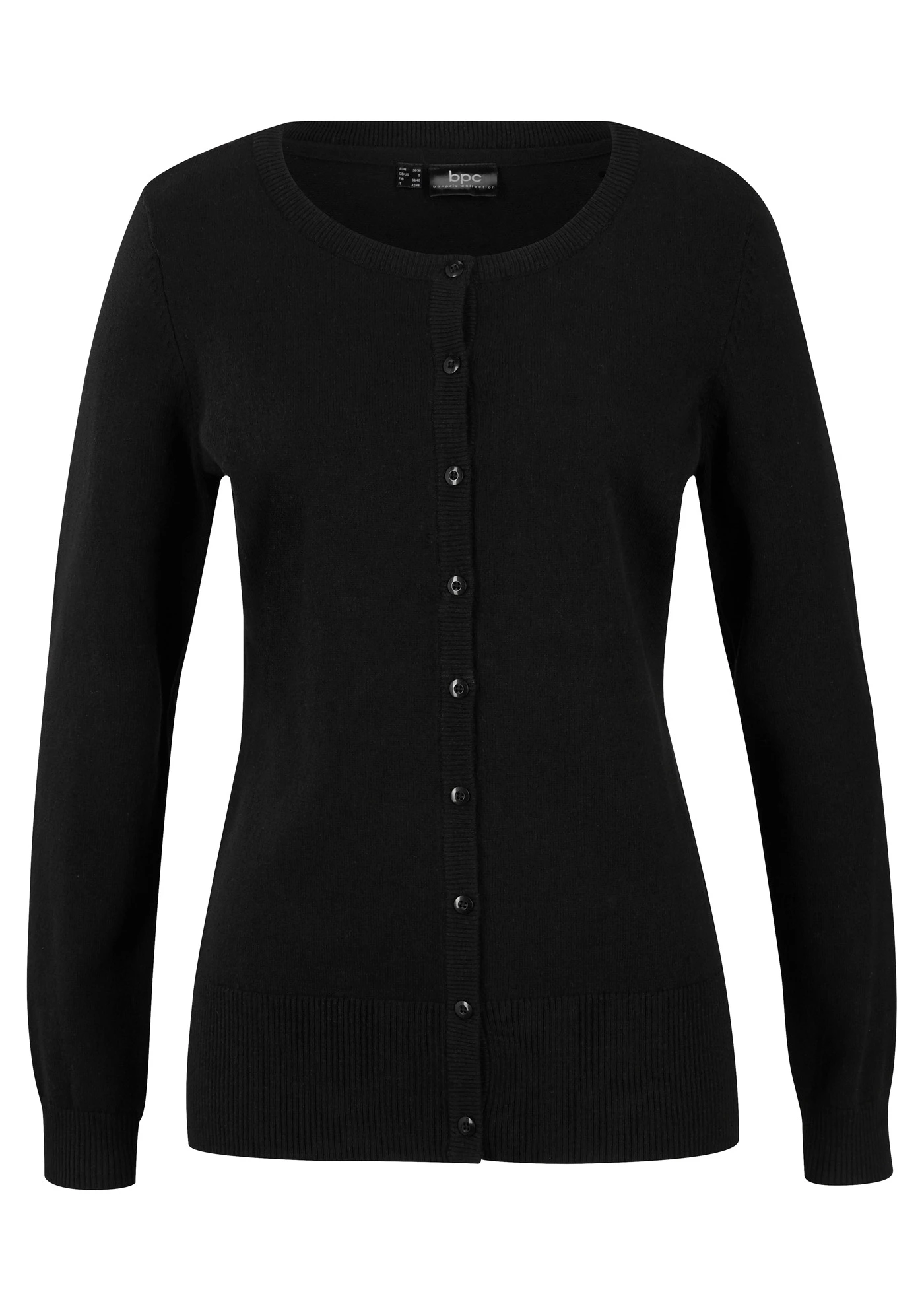 Vest met gerecycled materiaal • zwart • bonprix online shop