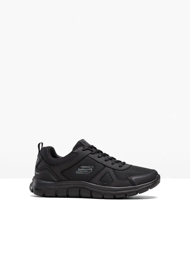 Sneakers van Skechers met memory foam, Kleur: zwart