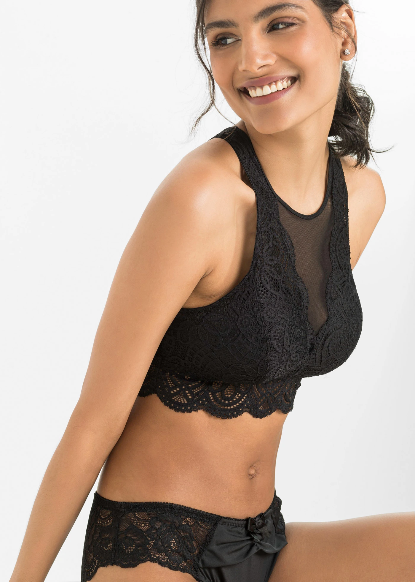 Bralette zonder beugels • zwart • bonprix online shop