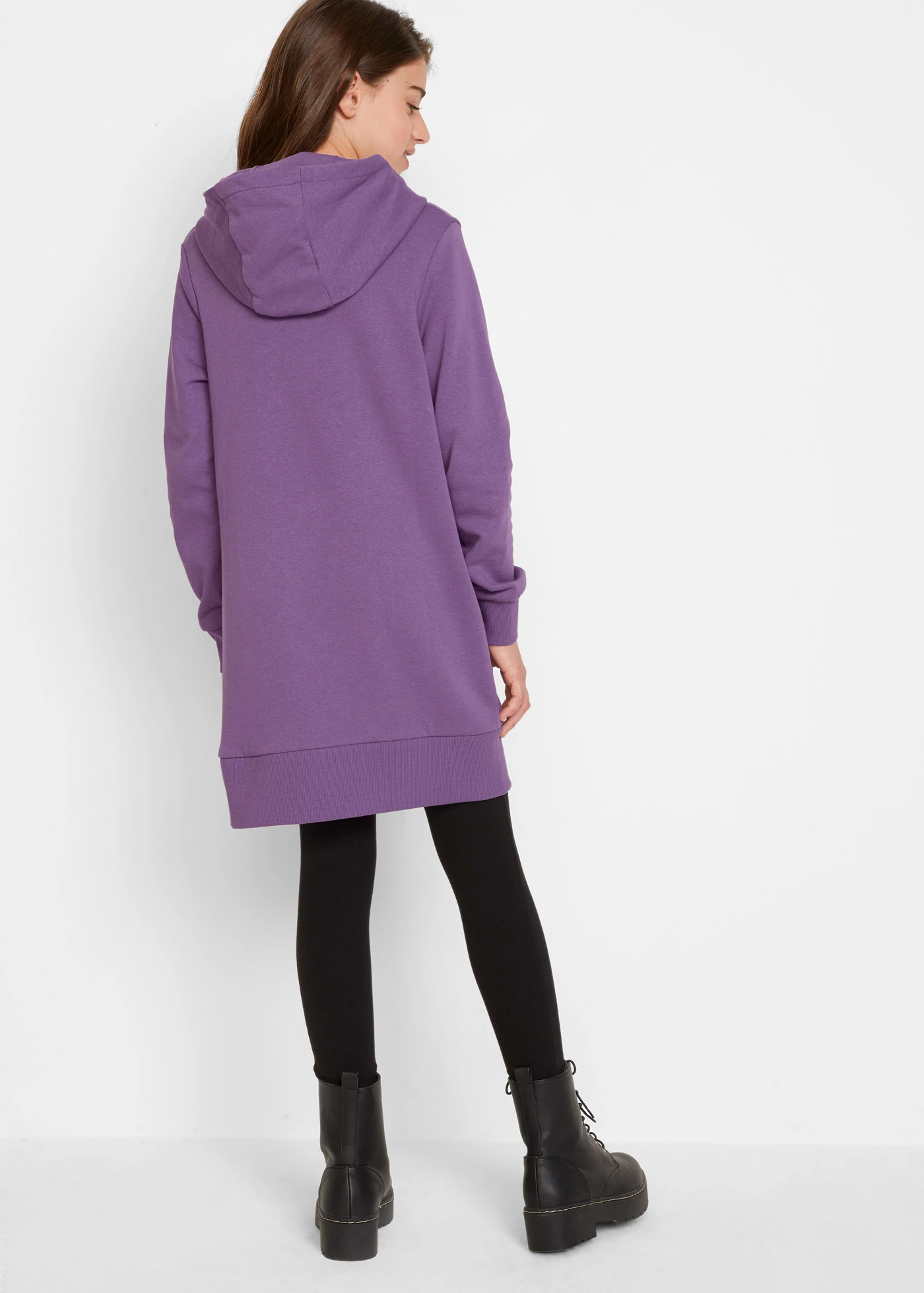Robe sweat oversize 100% coton • ultraviolet • Boutique bonprix