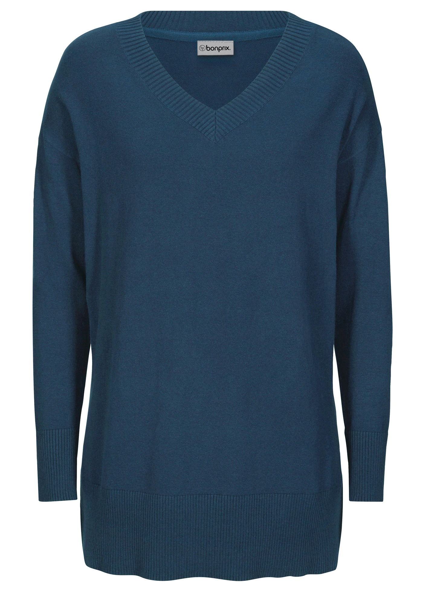 Dlouhý svetr • tmavě modrá • bonprix obchod