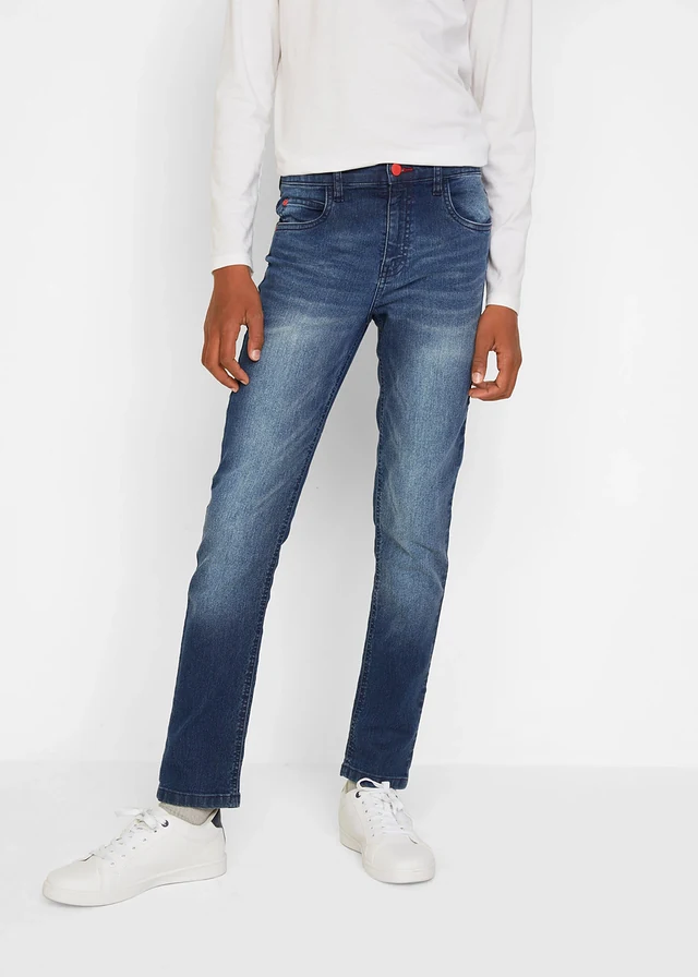 Jean garçon avec délavage cool, Slim Fit • bleu stone • product-page.page-title-suffix