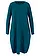 Jersey jurk in O-vorm, Kleur: blauwpetrol