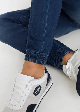 Joggingové džíny Regular Fit s pružným pasem, Straight • modrý denim • bonprix obchod