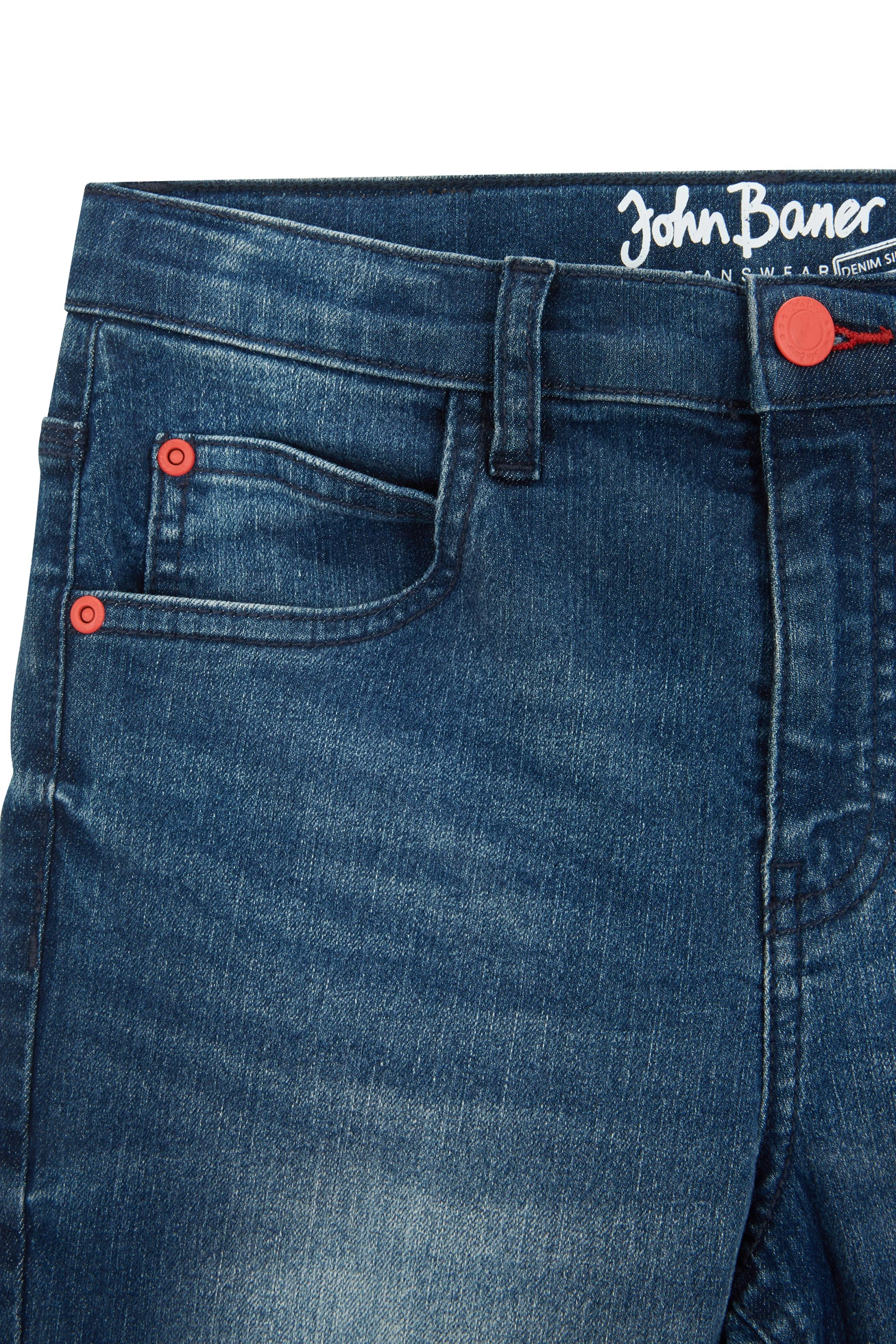 Jean garçon avec délavage cool, Slim Fit • bleu stone • product-page.page-title-suffix