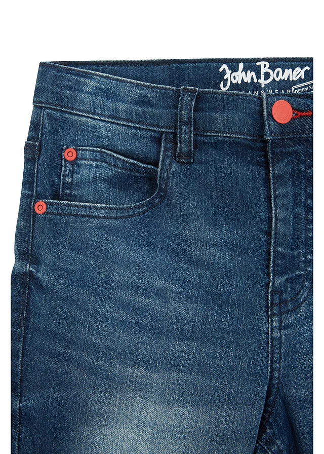 Jean garçon avec délavage cool, Slim Fit • bleu stone • product-page.page-title-suffix