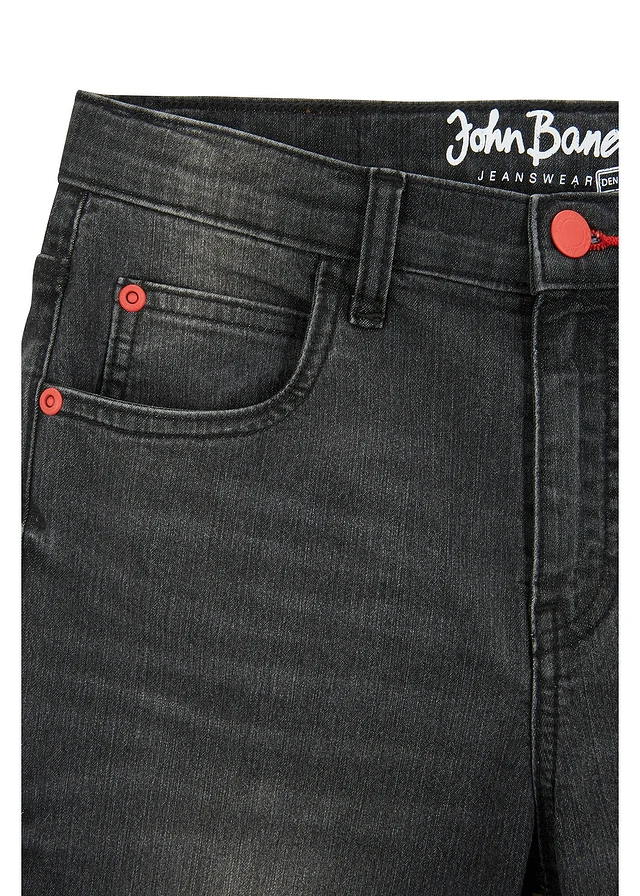 Jean garçon avec délavage cool, Slim Fit • gris denim • product-page.page-title-suffix