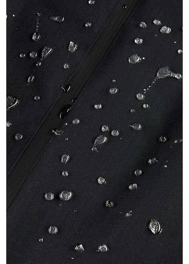 Waterdichte outdoor jas in layerlook • zwart • product-page.page-title-suffix