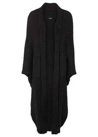 Lang vest • zwart • bonprix online shop