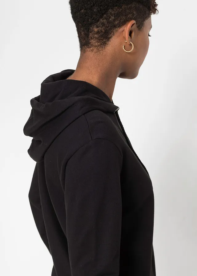 Midi sweatjurk • zwart • product-page.page-title-suffix