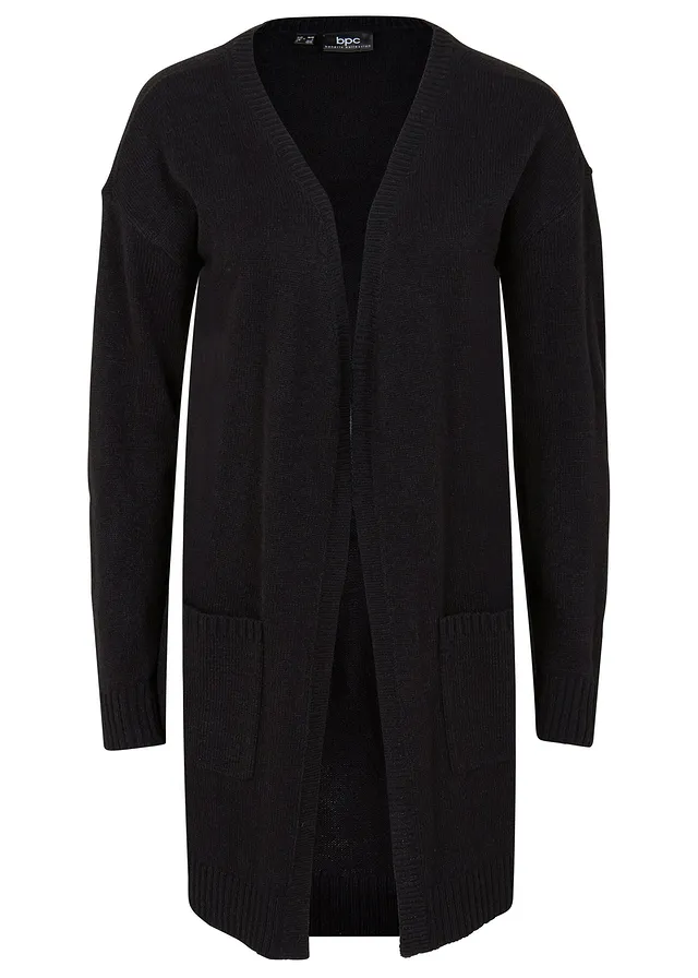 Jachetă lungă tricotată