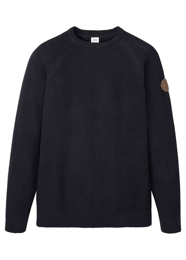 Pull en grosse maille avec coton recyclé