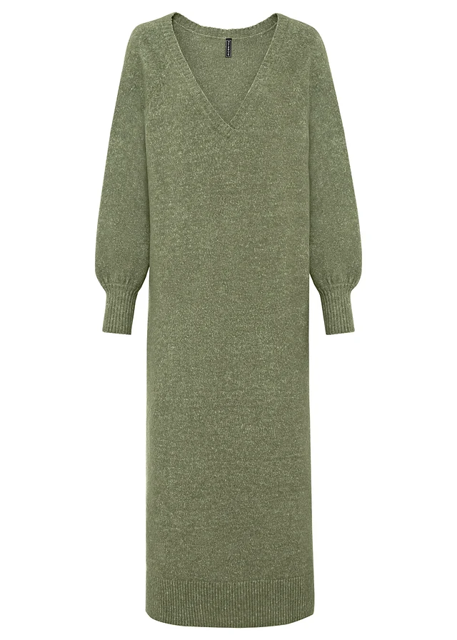 Robe midi oversize en maille