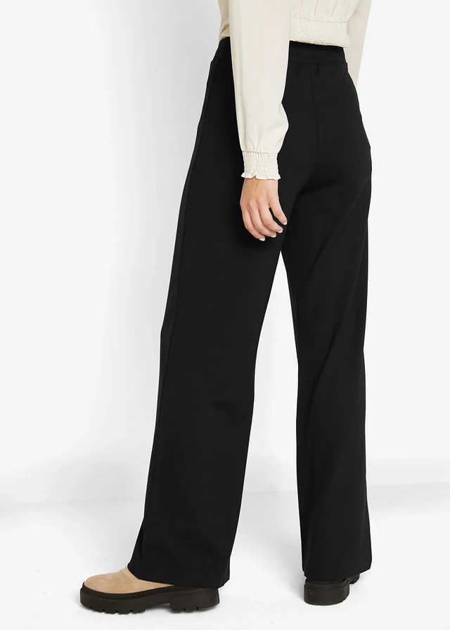 Pantalon large à taille élastiquée • noir • product-page.page-title-suffix