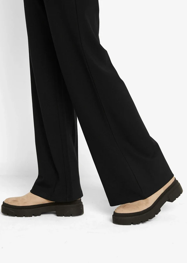Pantalon large à taille élastiquée • noir • product-page.page-title-suffix