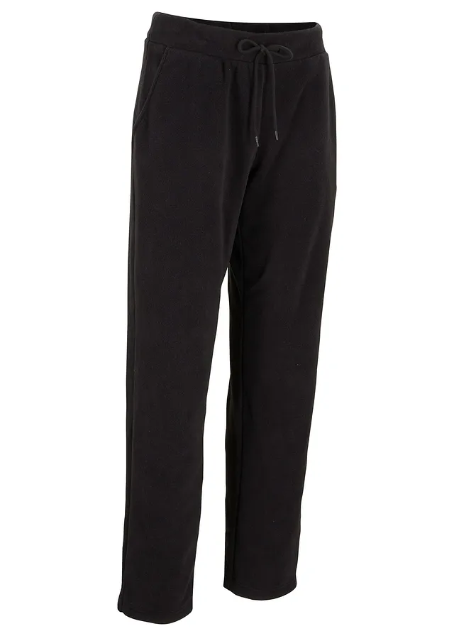 Pantaloni cu talie comodă, cu elastic și șiret în talie