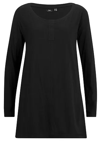 Longsleeve van een katoen/viscose-mix