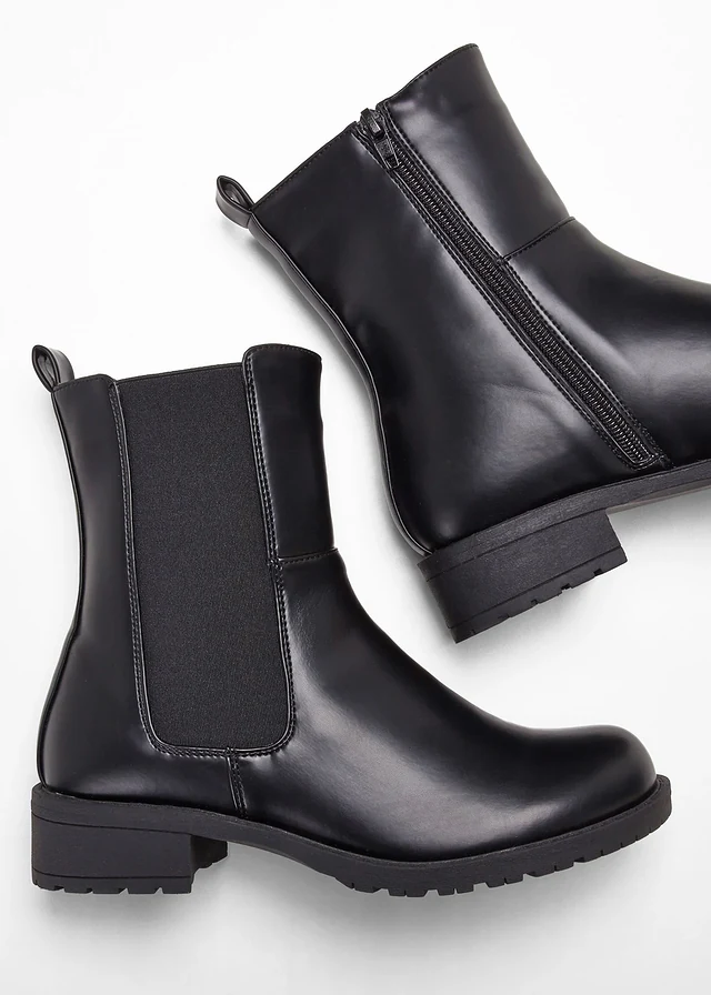 Chelsea boots, Kleur: zwart
