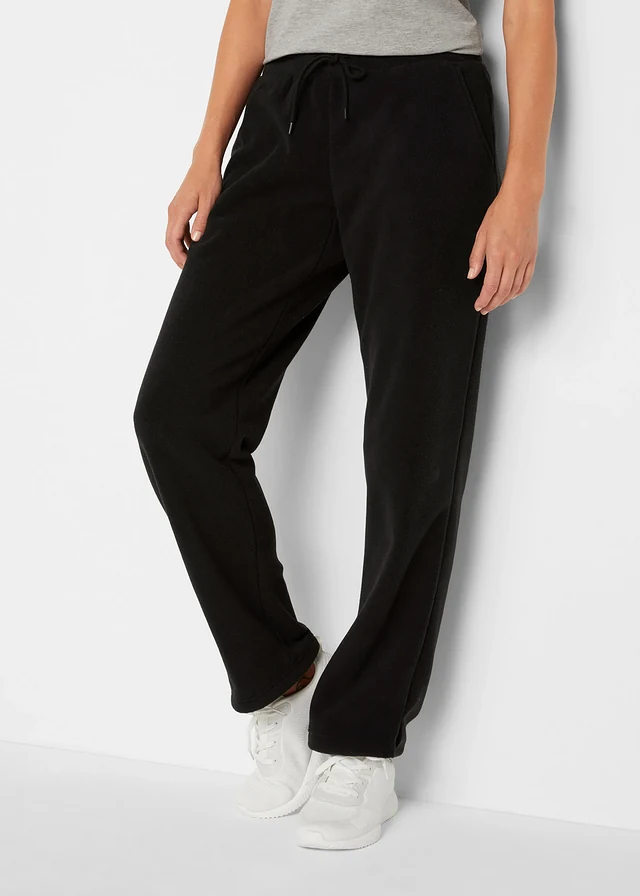 Pantalon large en polaire • noir • product-page.page-title-suffix