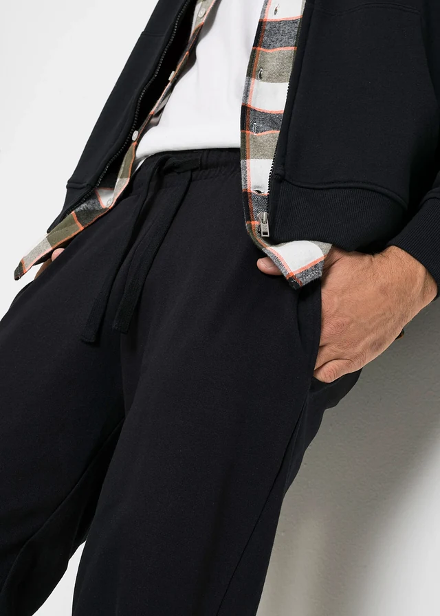Lot de 2 pantalons de jogging • gris chiné + noir • product-page.page-title-suffix