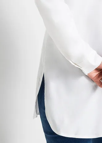 Košilová halenka z jemné viskózy • bílá • bonprix obchod