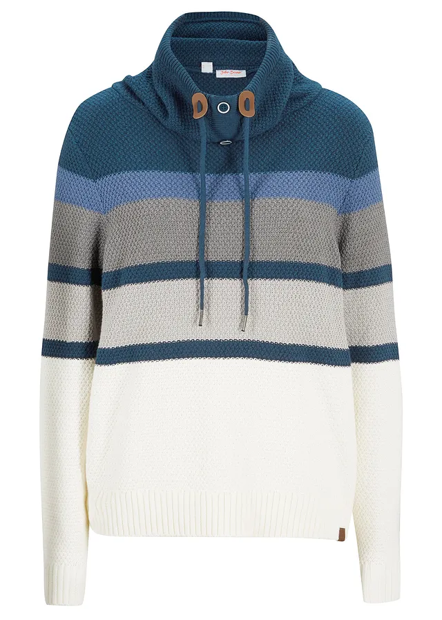 Pulover cu guler întors