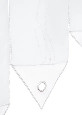 Valletje met borduursel (1 stuk), Kleur: wit