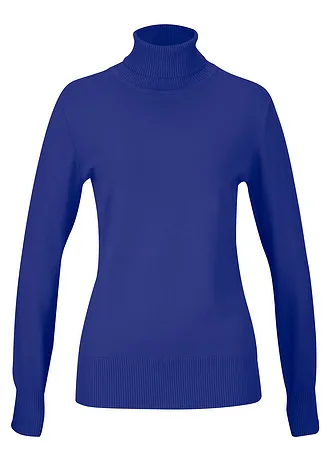 Fijngebreide coltrui, Kleur: saffierblauw