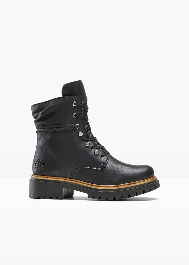 Boots à lacets Rieker fourrées et confortables