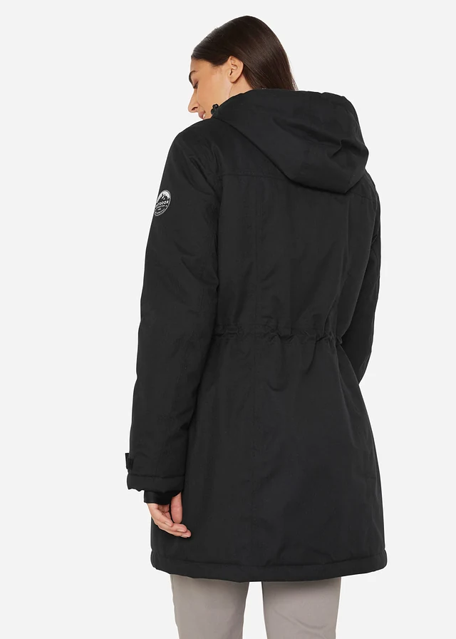 Parka imperméable avec polaire peluche dans la capuche • noir • product-page.page-title-suffix