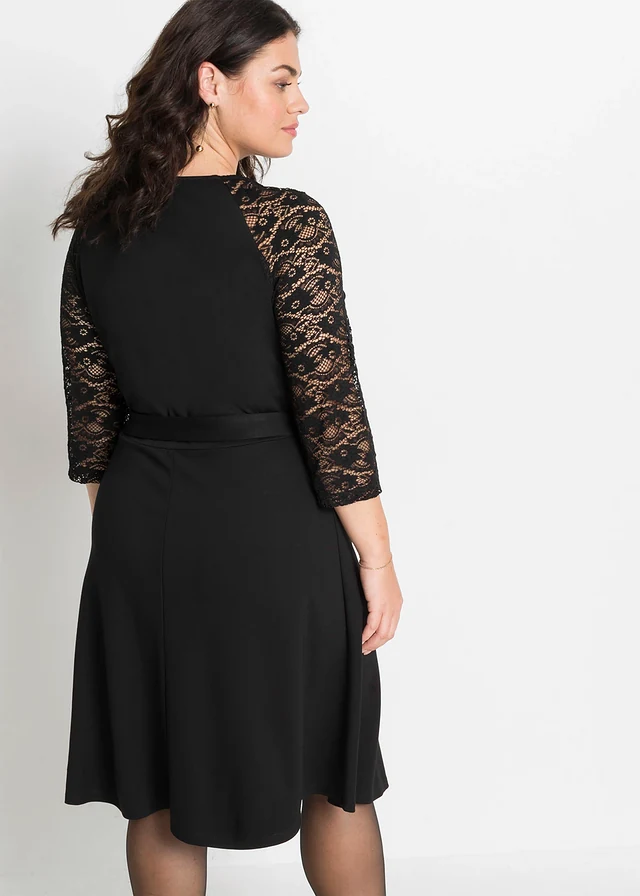 Robe en jersey, Couleur: noir