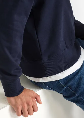 Mikina (2 ks v balení) • tmavě modrá /olivová • bonprix obchod