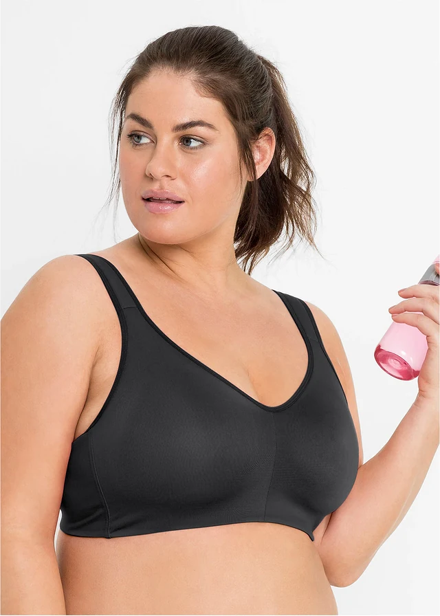 Sport bh, stevig, Kleur: zwart