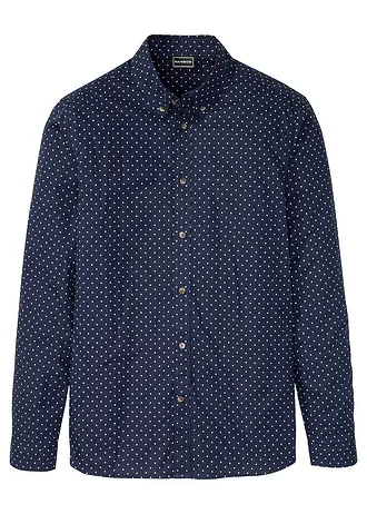 Košile Slim Fit z čisté bavlny, dlouhý rukáv